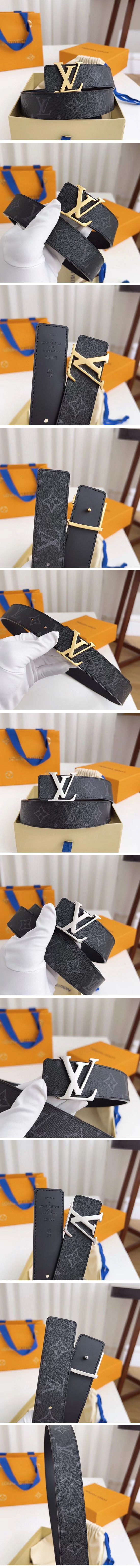 Louis Vuitton Monogram LV Buckle 2Type Belt ルイヴィトン モノグラム LV バックル 2タイプ ベルト ブラック