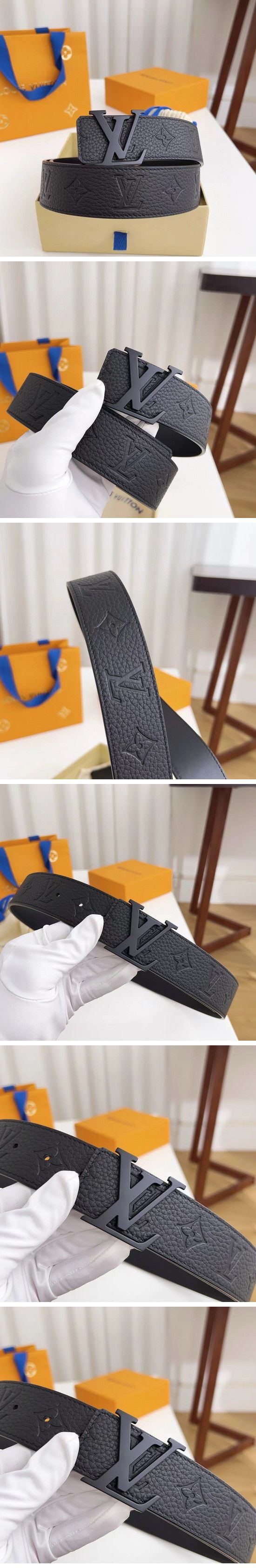 Louis Vuitton Monogram LV Buckle Belt ルイヴィトン モノグラム LV バックル ベルト ブラック