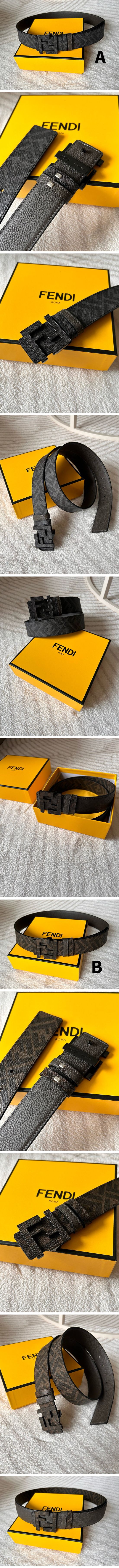 Fendi FF Buckle Reversible Belt フェンディー FF バックル リバーシブル ベルト