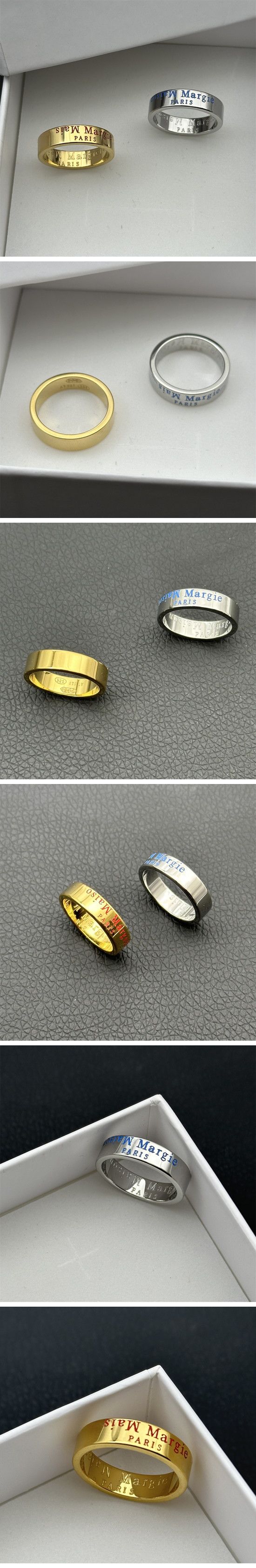 Maison Margiela Logo Color Ring メゾンマルジェラ ロゴ カラー リング