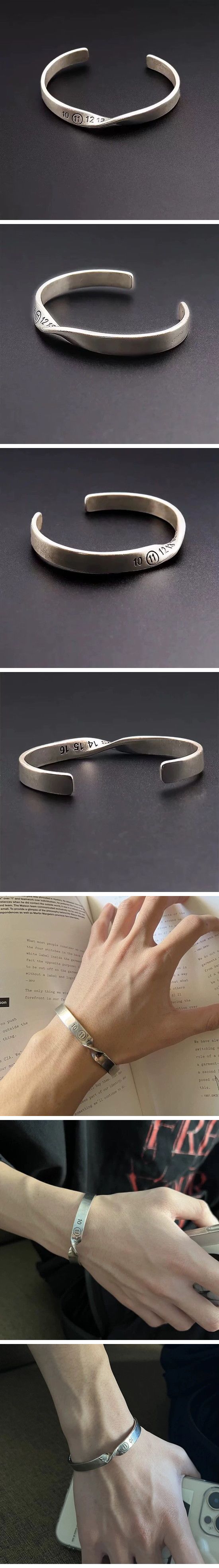 Maison Margiela No. Logo Kink Bracelet メゾンマルジェラ ナンバー ロゴ キンク ブレスレット