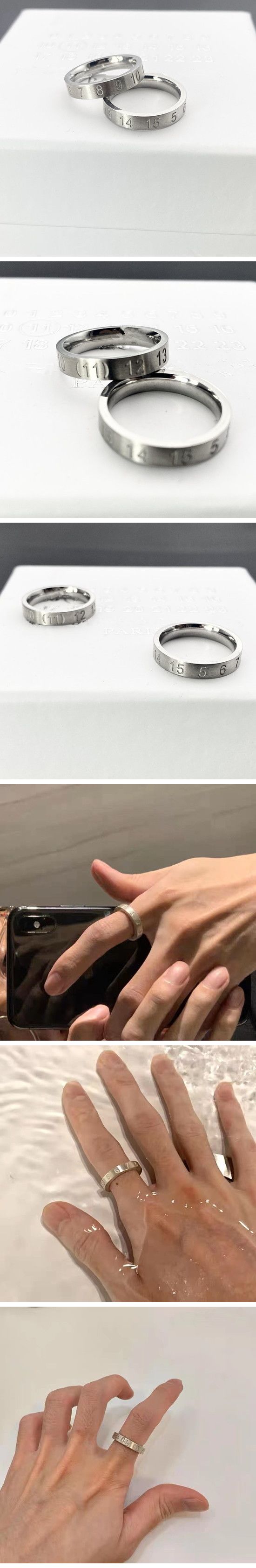 Maison Margiela No. Logo Ring メゾンマルジェラ ナンバー ロゴ リング