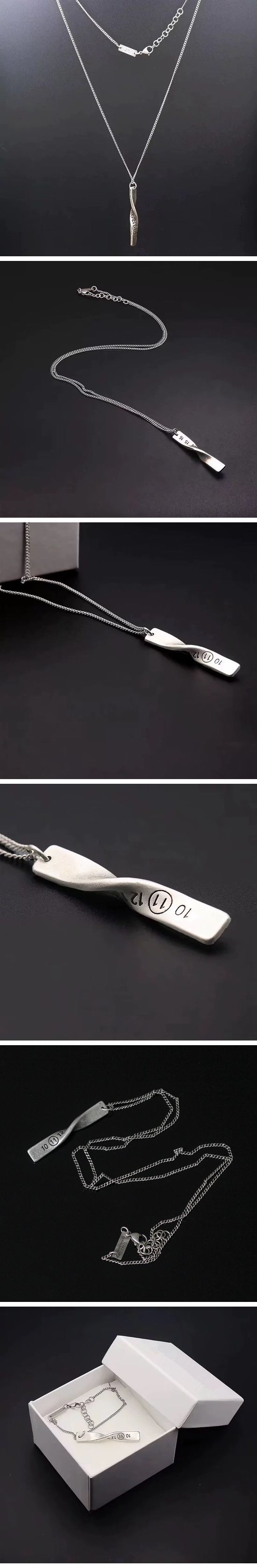 Maison Margiela No. Logo Kink Necklace メゾンマルジェラ ナンバー ロゴ キンク ネックレス