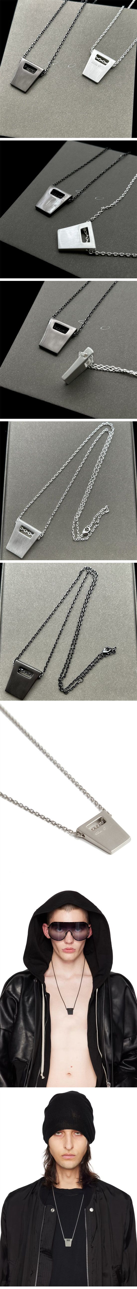 Rick Owens Dog Tag Necklace リックオウエンス ドッグ タグ ネックレス