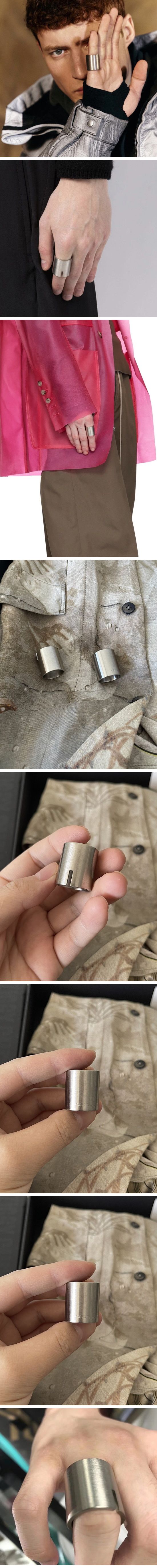 Rick Owens Plated Band ring リックオウエンス プレテッド バンド リング