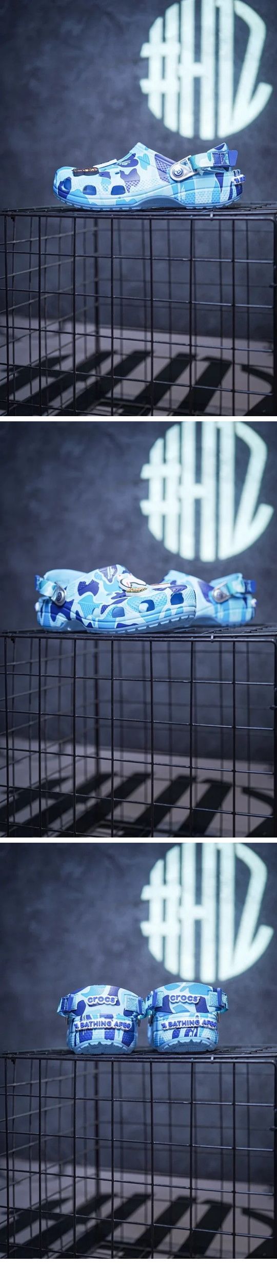 A BATHING APE × Crocs Clog Blue アベイシングエイプ × クロックス クロッグ ブルー