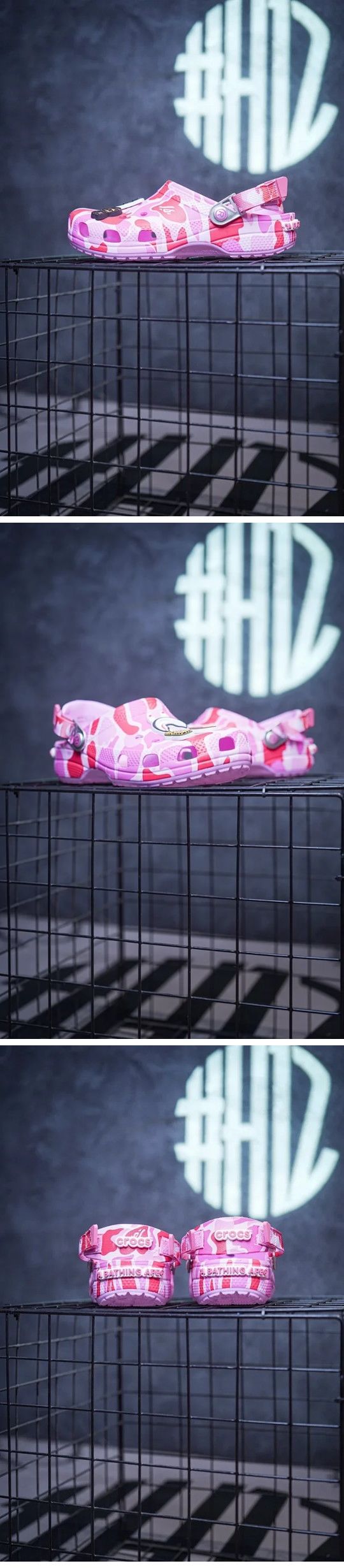 A BATHING APE × Crocs Clog Pink アベイシングエイプ × クロックス クロッグ ピンク