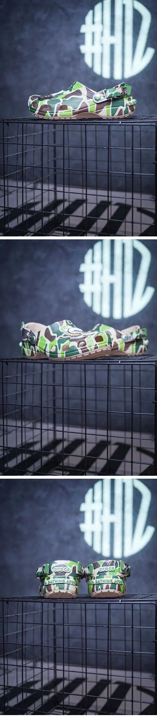 A BATHING APE × Crocs Clog Green アベイシングエイプ × クロックス クロッグ グリーン