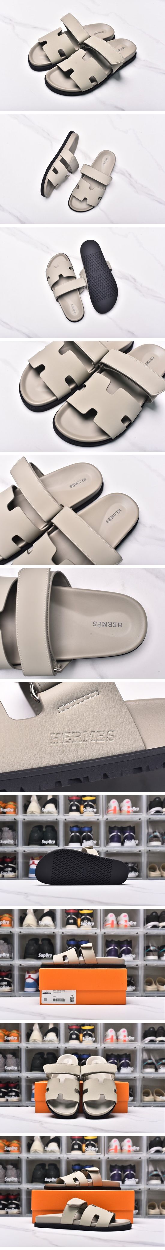Hermes Chypre Sandal エルメス シプレ サンダル グレー
