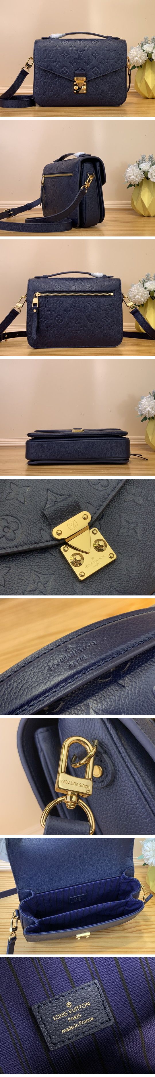 Louis Vuitton Pochette Metis M47142 ルイヴィトン ポシェット メティス ネイビー N級
