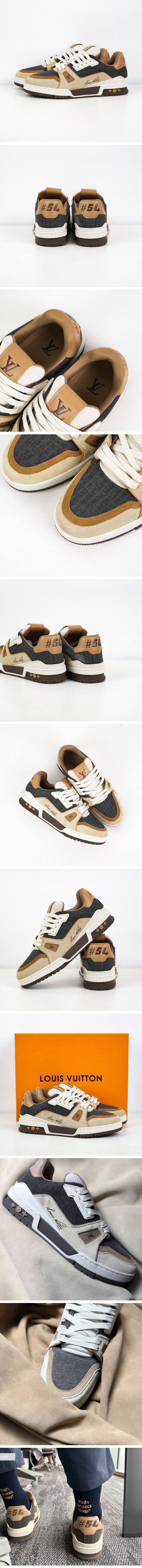 Louis Vuitton Trainer Sneaker ルイヴィトン トレーナー スニーカー アウトドアブラウン