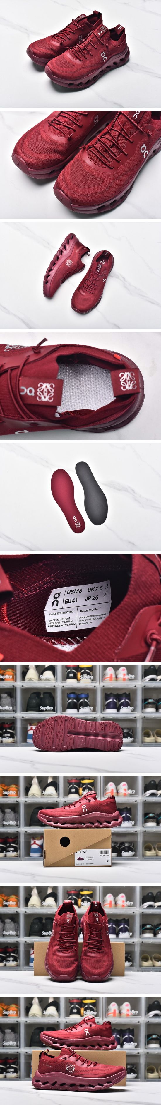 Loewe x On Cloudtilt Running Shoes ロエベ x クラウドティルト ランニング シューズ レッド