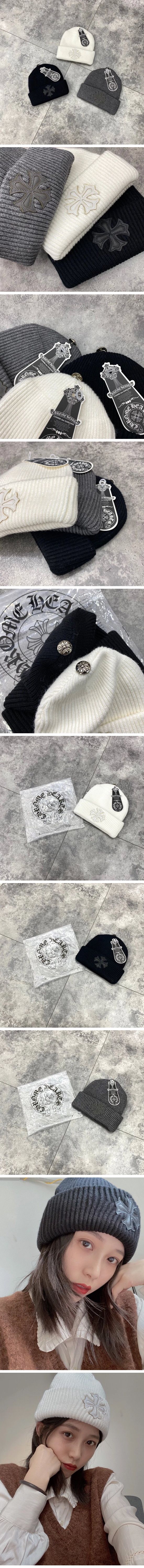 Chrome Hearts Cross Patch Beanie クロムハーツ クロス パッチ ビーニー