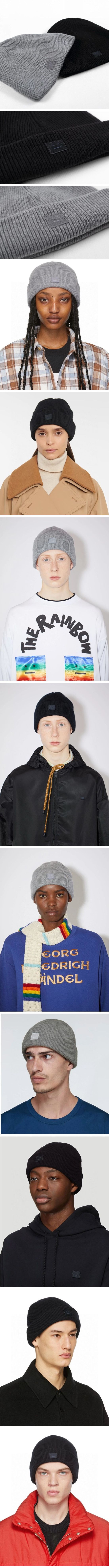 Acne Studios Logo Patch Beanie アクネ スタジオ ロゴ パッチ ビーニー
