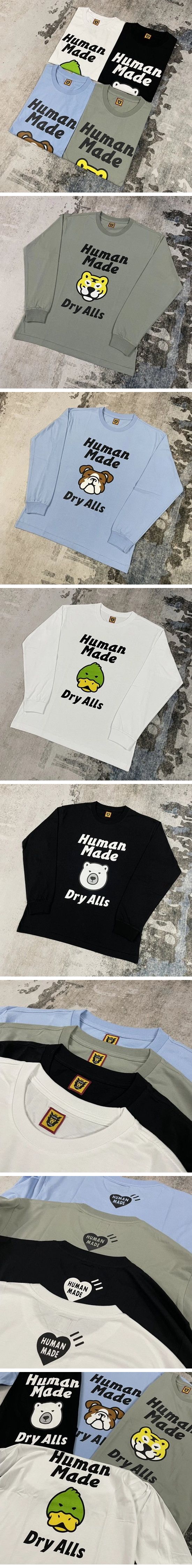 Human Made Animal Logo L/S Tee ヒューマンメイド アニマル ロゴ L/S Tシャツ