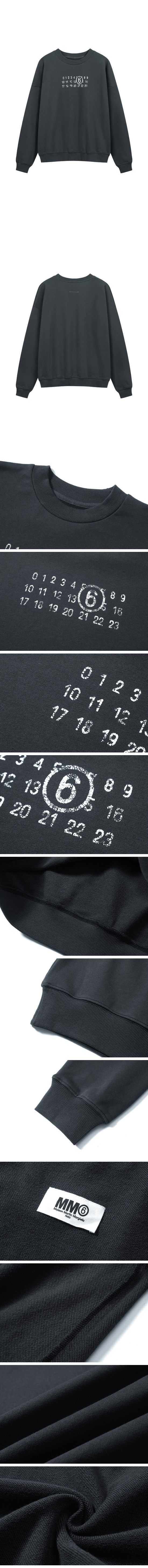 Maison Margiela MM6 Number Sweat メゾンマルジェラ MM6 ナンバー スウェット