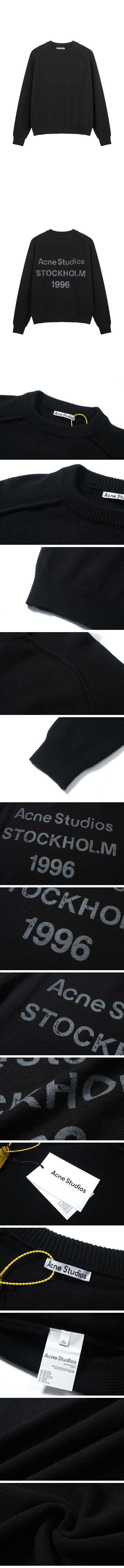 Acne Studios Logo Wool Knit Sweater アクネストゥディオス ロゴ ウールニット セーター