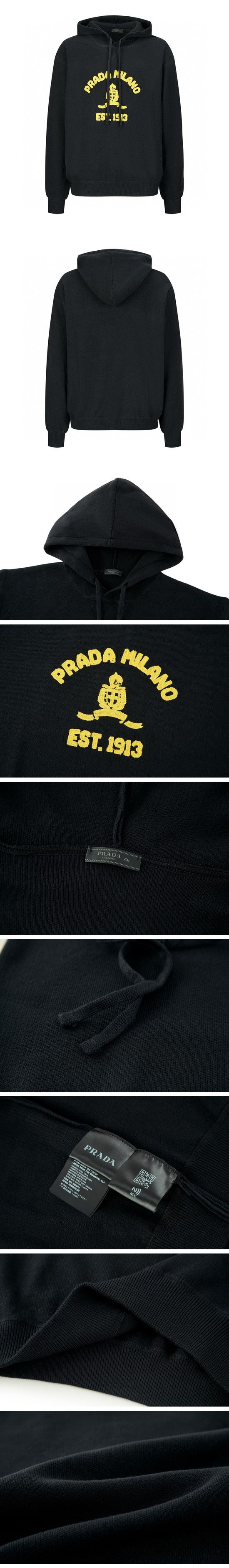 極N級 Prada Embroidery Milano Parker プラダ エンブロイダリー ミラノ パーカー