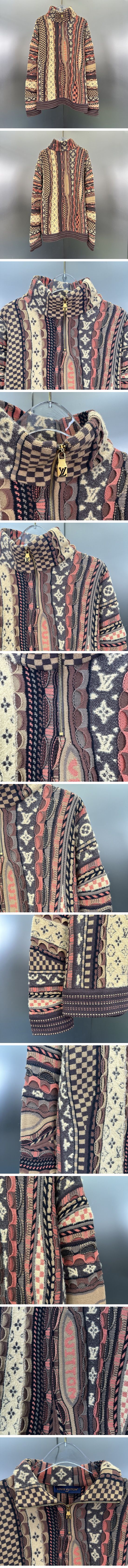極N級 Louis Vuitton L/S Cool Neck Sweater ルイヴィトン L/S クールネック セーター