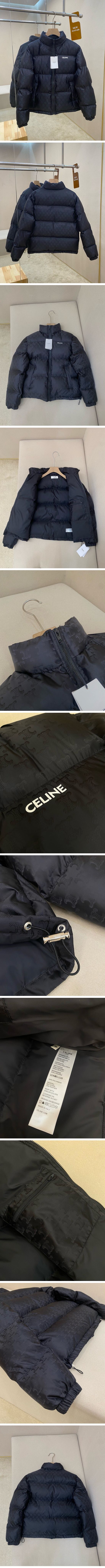 極N級 Celine Triomphe Down Jacket セリーヌ トリオンフ ダウンジャケット