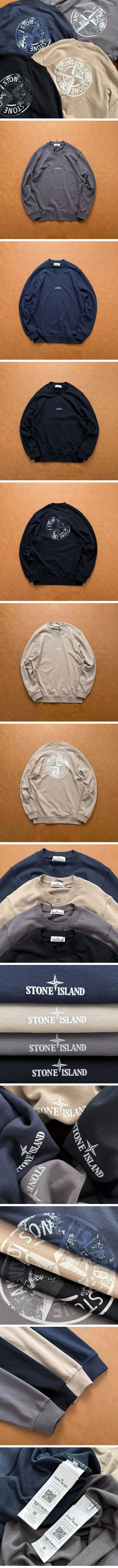 Stone Island 25SS Logo Print Sweat Shirt ストーンアイランド 25SS ロゴ プリントスウェットシャツ