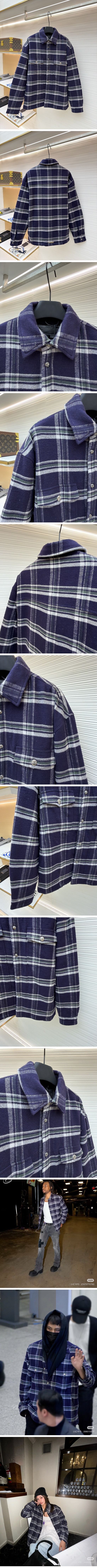 極N級 Chrome Hearts Work Dog Pile Lined Flannel Shirt Jacket クロムハーツ ワークドッグ パイリング フランネル シャツジャケット