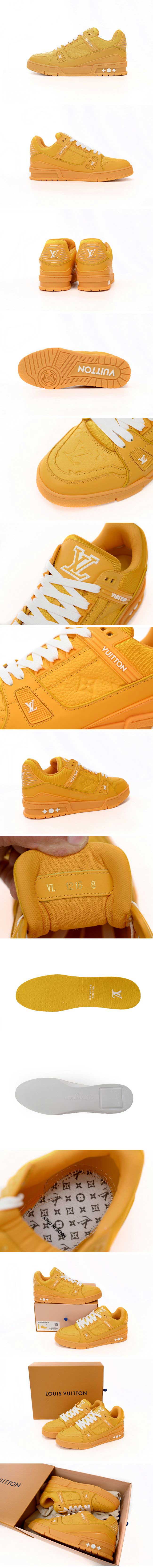 Louis Vuitton Trainer All Yellow Embossing ルイヴィトン トレーナー オール イエロー エンボス