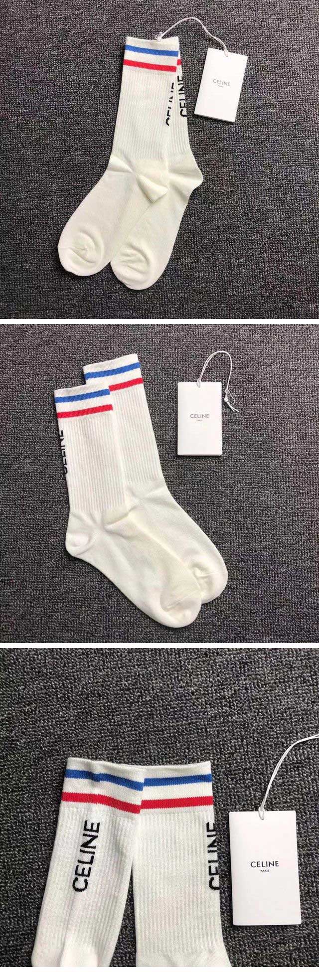 CELINE Stripe Socks セリーヌ ストライプ ソックス