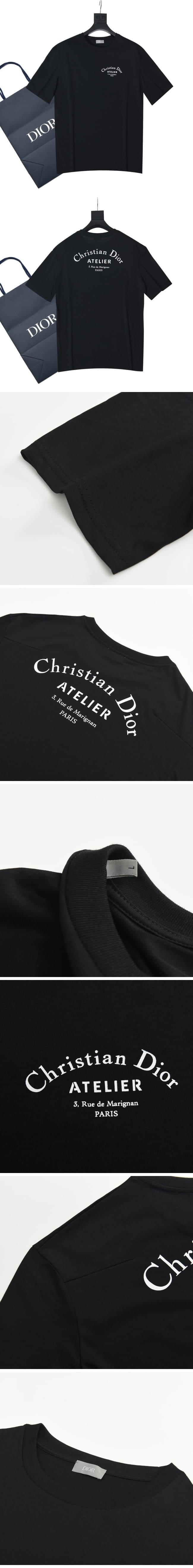 Dior Atelier Logo Tee Black ディオール アトリエ ロゴ Tシャツ ブラック