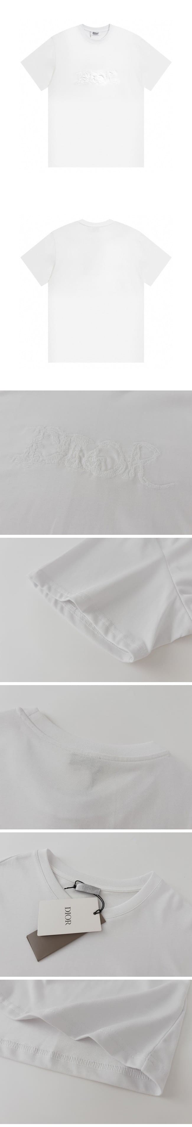 Dior Embroidery Logo White ディオール 刺繍 ロゴ Tシャツ ホワイト