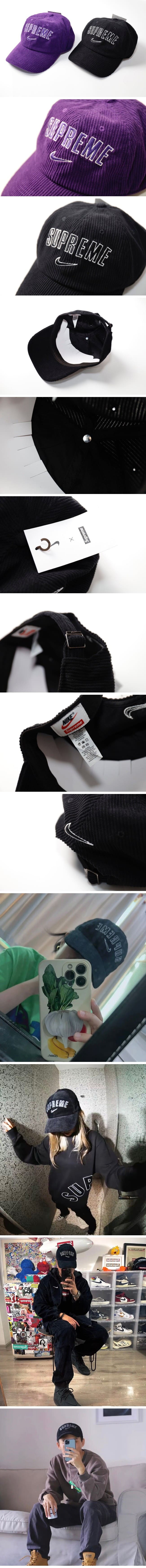 Nike x Supreme Corduroy 6-panel Cap ナイキ x シュプリーム コーデュロイ キャップ