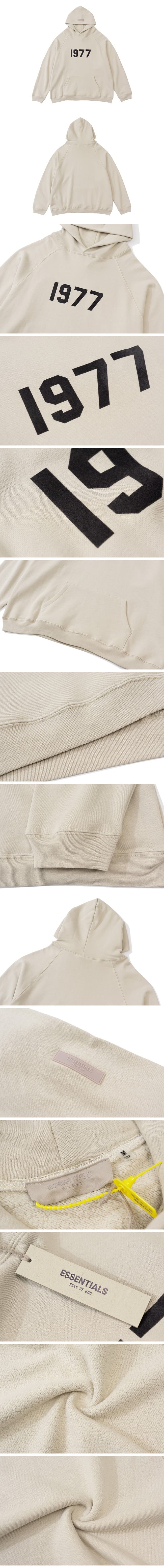 Fear of God Essentials 1977 Hoodie Beige フィアオブゴッド エッセンシャルズ 1977 パーカー ベージュ