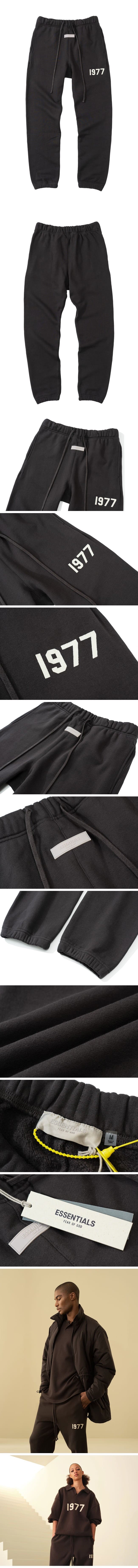 Fear of God Essentials 1977 SweatPants Black フィアオブゴッド エッセンシャルズ 1977 スウェットパンツ ブラック