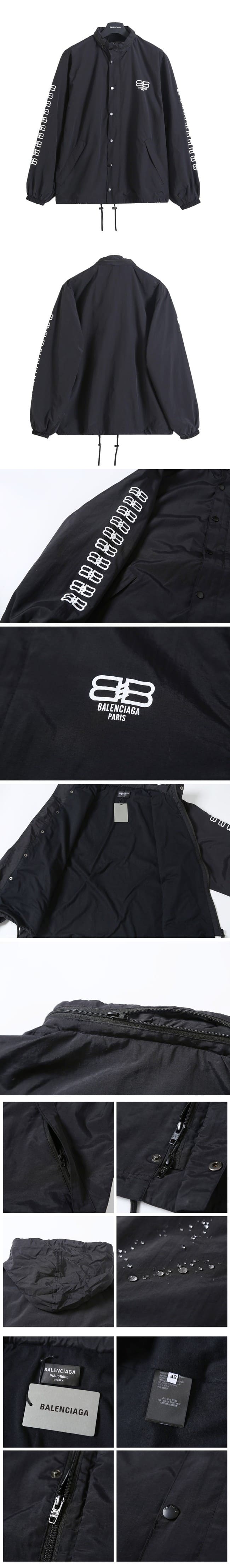 Balensiaga BB Logo Nylon Jacket バレンシアガ BBロゴ ナイロンジャケット