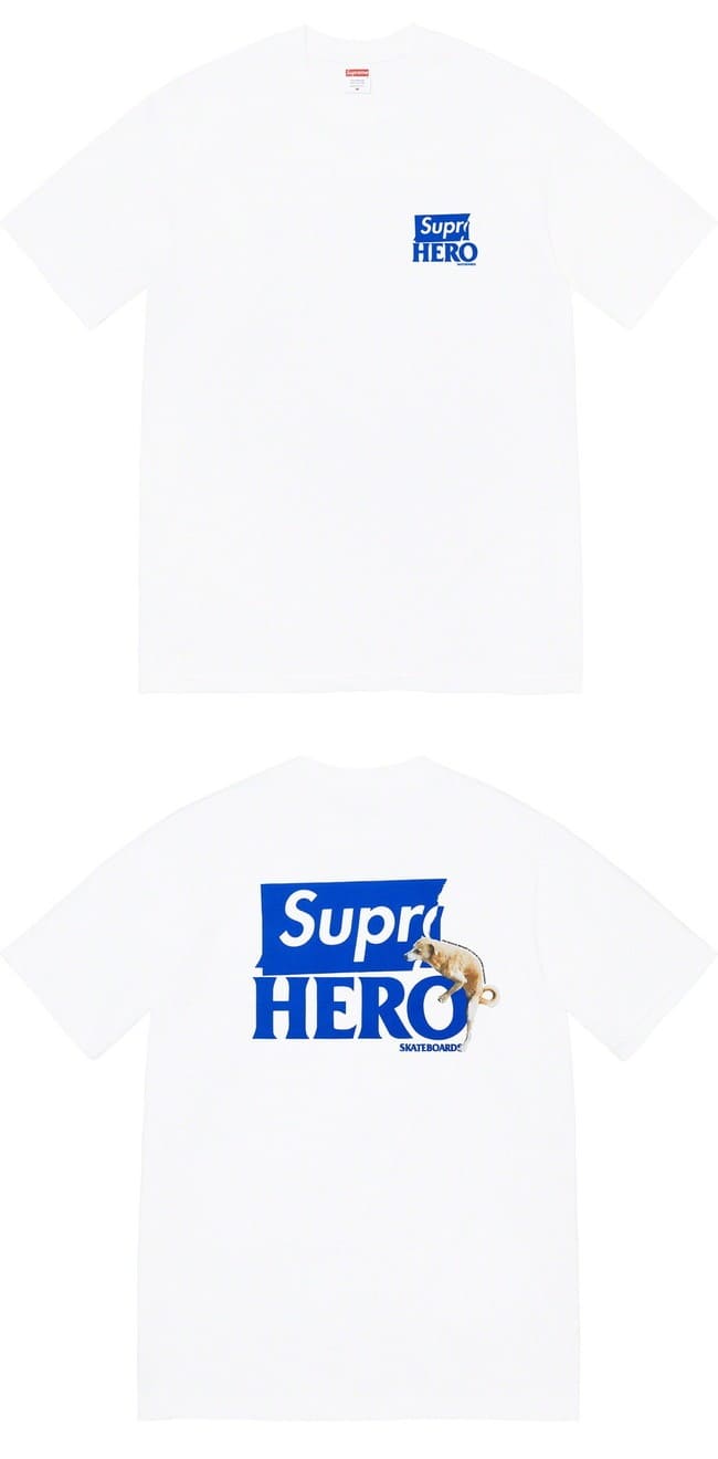 Supreme 22SS Antihero Dog Tee White シュプリーム アンチヒーロー ドッグ Tシャツ ホワイト