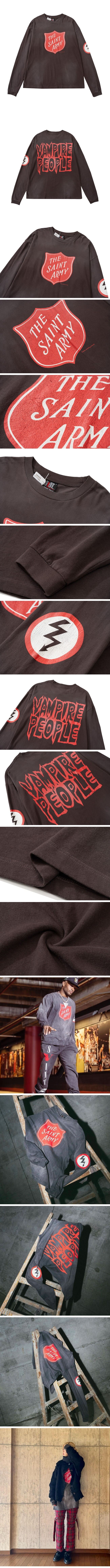 SAINT Mxxxxxx Vampire People LS Tee セントマイケル ヴァンパイアピープル ロンT