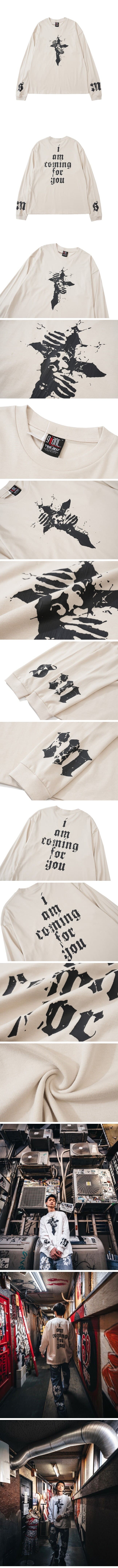 SAINT Mxxxxxx I am coming for you LS Tee セントマイケル ロンT