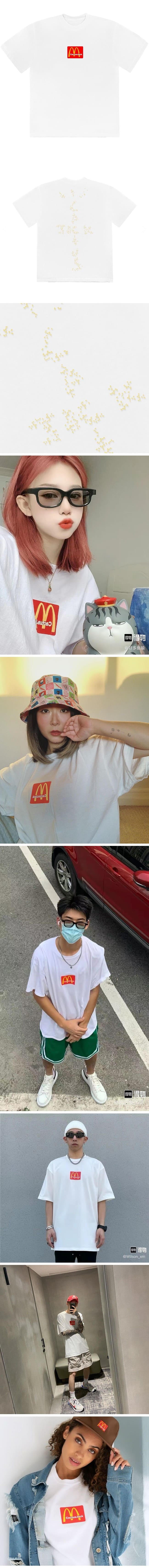 Travis Scott Cactas Jack x McDonald's Sesami Tee White トラビススコット x マクドナルド セサミ Tシャツ ホワイト