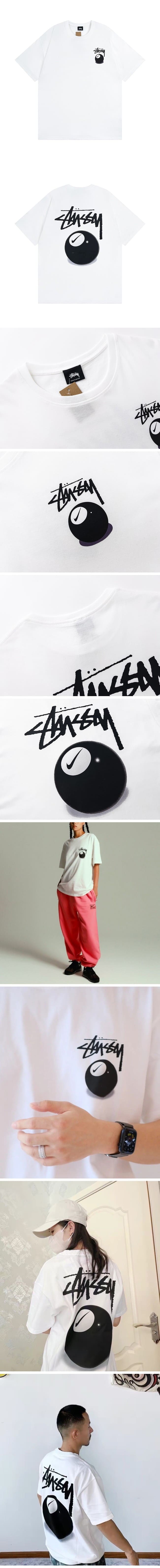 Nike x Stussy 22SS 8 Ball Tee White ナイキ x ステューシー 8ボール Tシャツ ホワイト