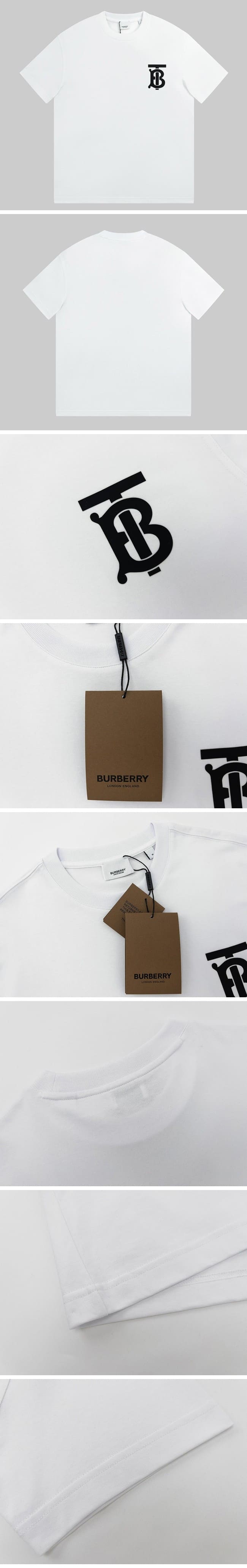 Burberry Monogram Motif Cotton Oversized Tee White バーバリー モノグラム モチーフ オーバーサイズ Tシャツ ホワイト