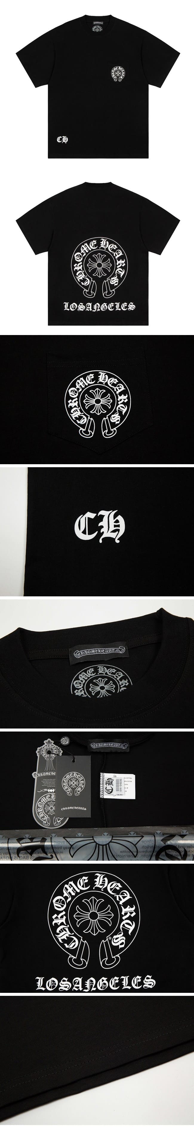 Chrome Hearts Losangels Horseshoe Tee Black クロムハーツ ロサンゼルス限定 ホースシュー Tシャツ ブラック