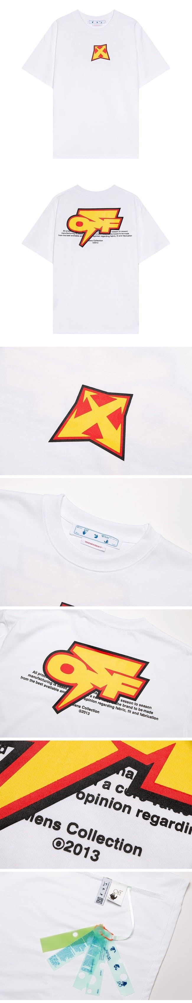 Off-White 23SS Thunder Logo Tee White オフホワイト サンダーロゴTシャツ ホワイト