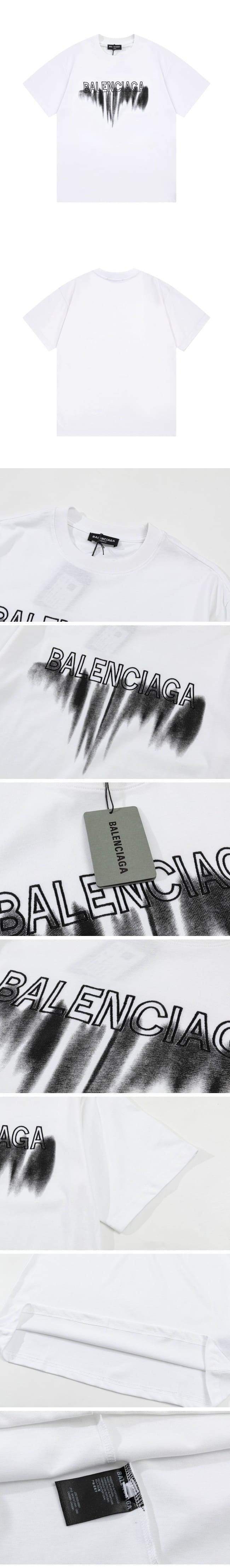 Balenciaga Inkjet letter Tee White バレンシアガ インクジェットレター Tシャツ ホワイト
