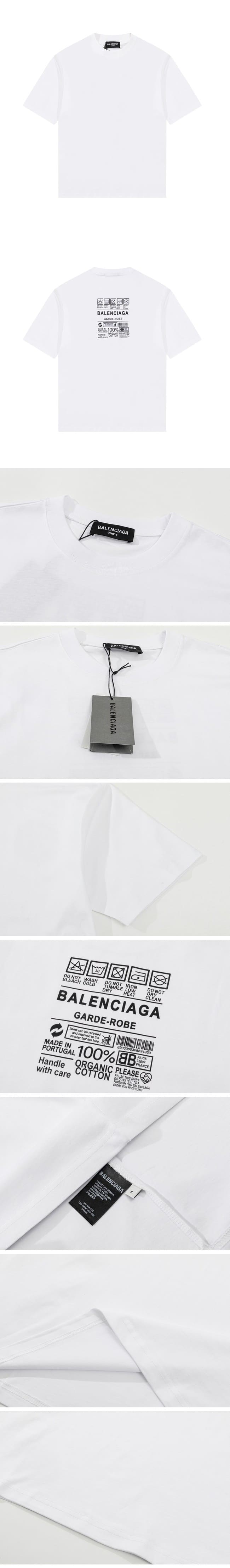 Balenciaga Care label Backprint Tee White バレンシアガ ケアラベル バックプリント Tシャツ ホワイト