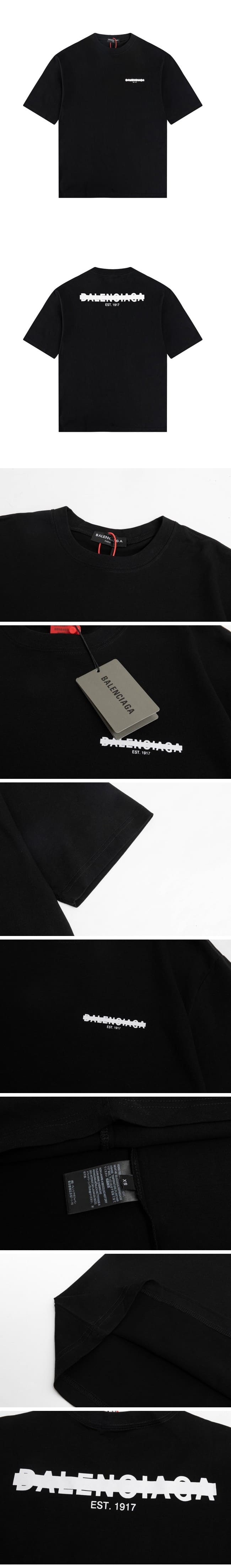 Balenciaga Strike 1917 Tee Black バレンシアガ ストライキ 1917 Tシャツ ブラック