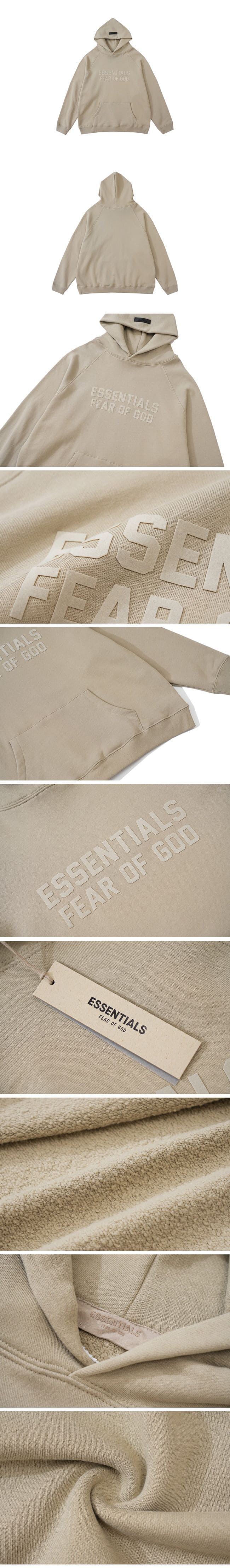 Fear of God Essentials Logo Hoodie Smoke Grey フィアオブゴッド エッセンシャル ロゴ パーカー スモークグレー