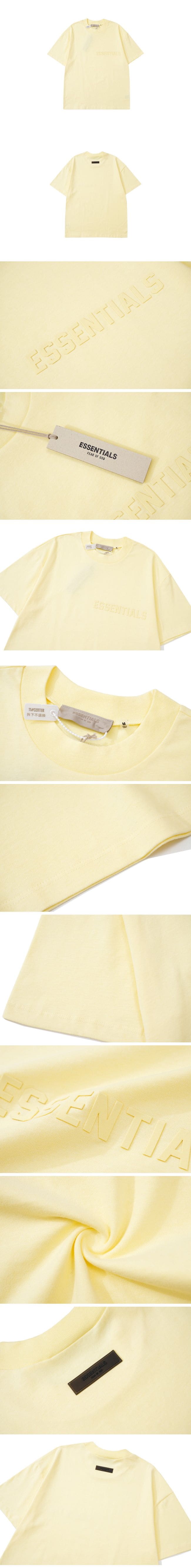 Fear of God Essentials Logo Tee naive yellow フィアオブゴッド エッセンシャル ロゴ Tシャツ ナイーブイエロー