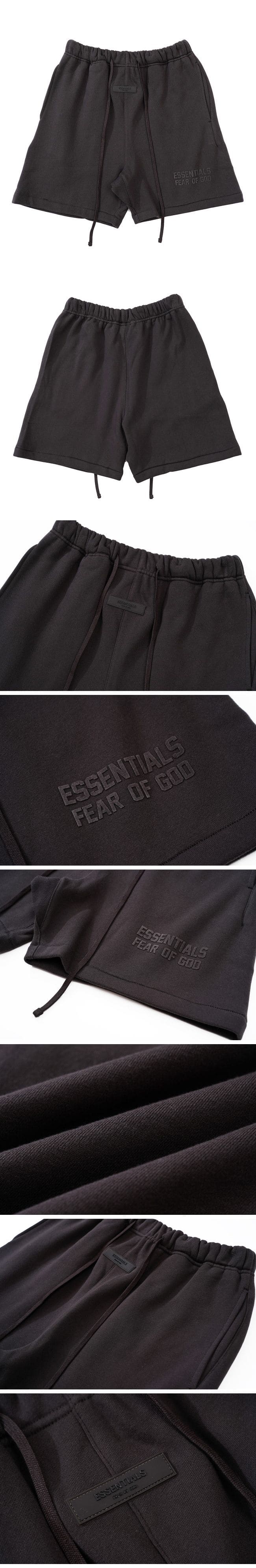 Fear of God Essentials Logo Sweat Shorts Black フィアオブゴッド エッセンシャル ロゴ スウェット ハーフパンツ ブラック