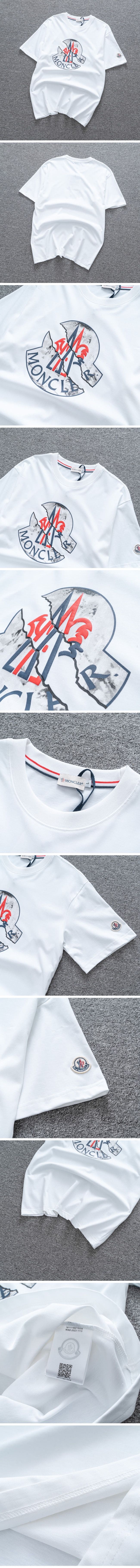 Moncler Logo Print Tee モンクレール ロゴ プリント Tシャツ ホワイト