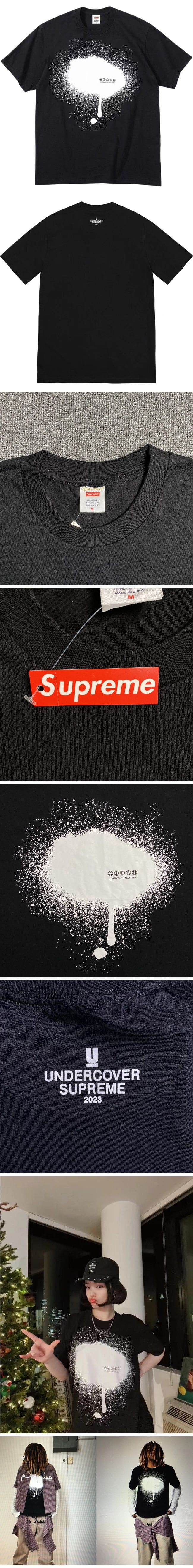 Supreme x Undercover 23SS Tag Tee Black シュプリーム x アンダーカバー タグ Tシャツ ブラック